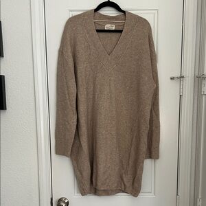 Universal Thread Beige Knit Sweater Dress - Size XL